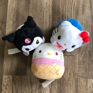 Hello Kitty 3 Small Plush